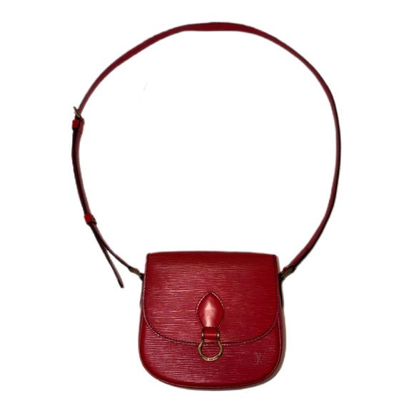 Vintage Louis Vuitton Epi Mini Saint Cloud Castilian Red PM - Picture 2 of 15